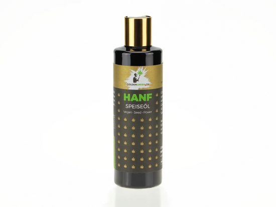 GOLDENGREEN | Hemp oil cooking oil / Hemp salad oil natural oil 100%, 250ml