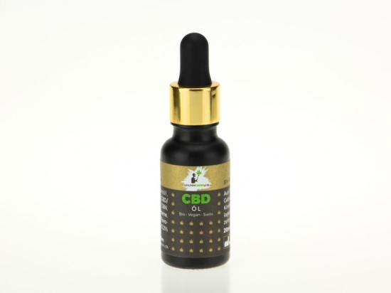 GOLDENGREEN | Huile de CBD / Huile de MCT 5%, 20ml