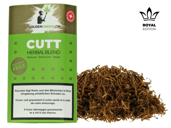 GOLDENGREEN | CUTT Herbal Blend | CBD 8.4 | Swiss Premium Hemp Tobacco Substitute