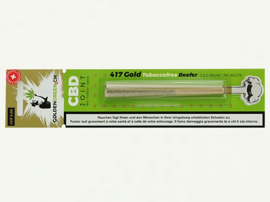 GOLDENGREEN | CBD Joints -417 Gold  Tobaccofree Reefer
