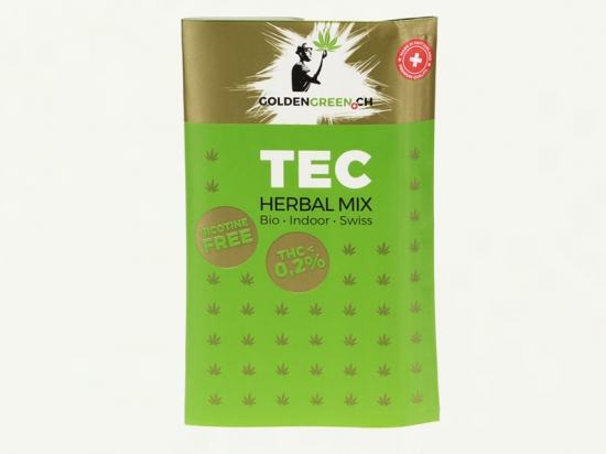 GOLDENGREEN | TEC Herbal Mix - Swiss Premium CBD Cannabis < 0,2 % THC Mix Europa