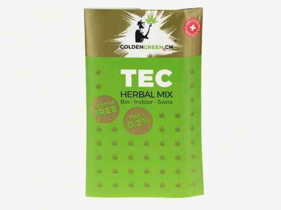 GOLDENGREEN | TEC Herbal Mix - Swiss Premium CBD Canapa < 0,2 % THC Mix  Europa